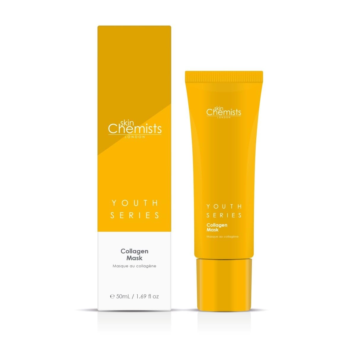 Skinchemists Collagen Face Mask | anti Aging Face Mask for Youthful, Hydrated Skin | Reduces Fine Lines & Wrinkles - Revive, Moisturize, and Soften Face Mask Skincare 50Ml